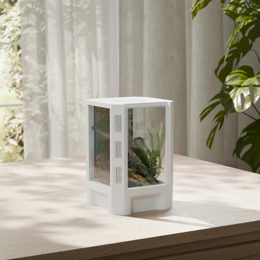 Terrarium Terradise 10x10x15cm - Białe. Nowoczesne, designerskie Terrarium.